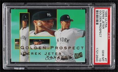 1995 Fleer Ultra - Golden Prospect #7 - Derek Jeter [PSA 10 GEM MT]