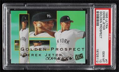 1995 Fleer Ultra - Golden Prospect #7 - Derek Jeter [PSA 10 GEM MT]
