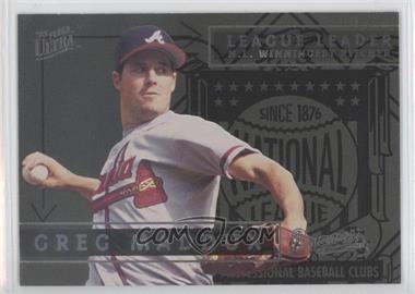 1995 Fleer Ultra - League Leader #8 - Greg Maddux