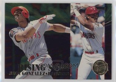 1995 Fleer Ultra - Rising Star - Gold Medallion Edition #4 - Juan Gonzalez