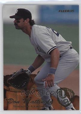 1995 Fleer Update - Smooth Leather #7 - Don Mattingly