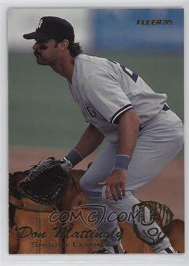 1995 Fleer Update - Smooth Leather #7 - Don Mattingly