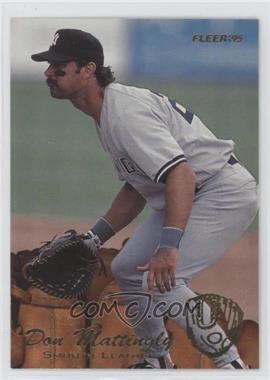 1995 Fleer Update - Smooth Leather #7 - Don Mattingly