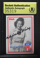 Mildred Warwick [BAS Beckett Auth Sticker]