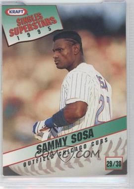 1995 Kraft Singles Superstars - Food Issue [Base] #29 - Sammy Sosa