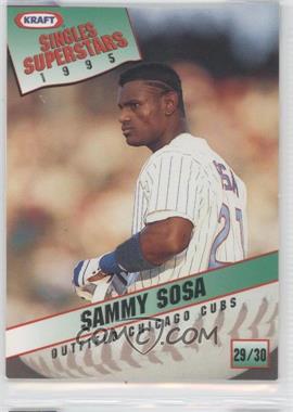 1995 Kraft Singles Superstars - Food Issue [Base] #29 - Sammy Sosa