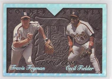 1995 Leaf - Corner Stones #2 - Cecil Fielder, Travis Fryman [EX to NM]