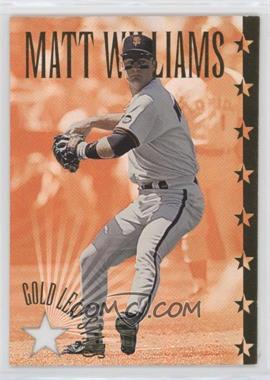 1995 Leaf - Gold Leaf All-Stars #14 - Matt Williams /10000