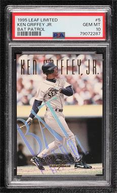 1995 Leaf Limited - Bat Patrol #5 - Ken Griffey Jr. [PSA 10 GEM MT]