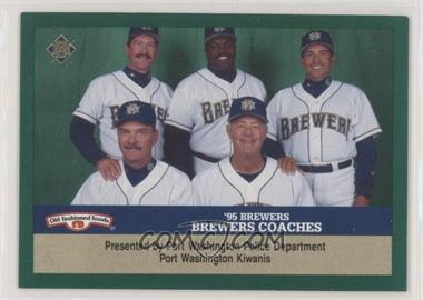 1995 Milwaukee Brewers Police - [Base] - Port Washington Police #DRFJC - Duffy Dyer, Don Rowe, Tim Foli, Lamar Johnson, Bill Castro [EX to NM]