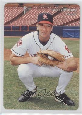 1995 Mother's Cookies California Angels - Stadium Giveaway [Base] #11 - Greg Myers