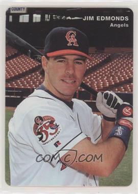 1995 Mother's Cookies California Angels - Stadium Giveaway [Base] #8 - Jim Edmonds