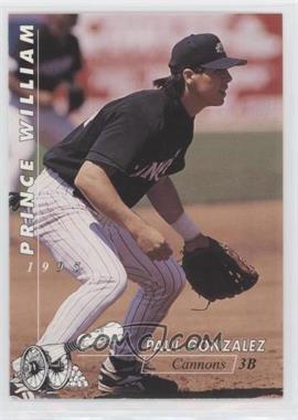 1995 Multi-Ad Prince William Cannons - [Base] #8 - Paul Gonzalez