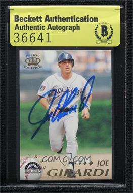 1995 Pacific Crown Collection - [Base] #137 - Joe Girardi [BAS Authentic]