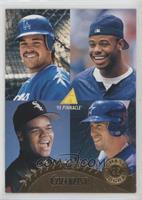 Mike Piazza,Ken Griffey Jr.,  Frank Thomas, Jeff Bagwell