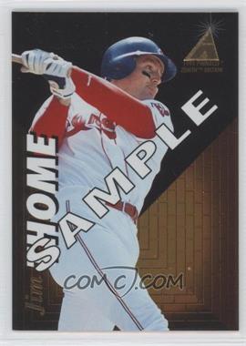 1995 Pinnacle Zenith Edition - [Base] - Samples #51 - Jim Thome