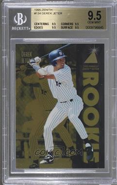 1995 Pinnacle Zenith Edition - [Base] #134 - Derek Jeter [BGS 9.5 GEM MINT]