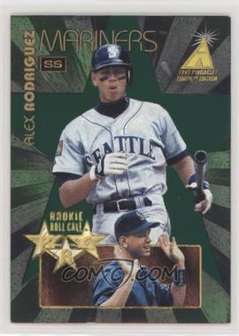1995 Pinnacle Zenith Edition - Rookie Roll Call #1 - Alex Rodriguez