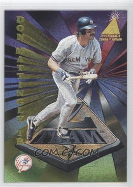 1995 Pinnacle Zenith Edition - Z Team #17 - Don Mattingly