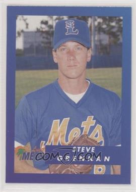 1995 Publix Super Market St. Lucie Mets - [Base] - Blank Back #14 - Steve Grennan