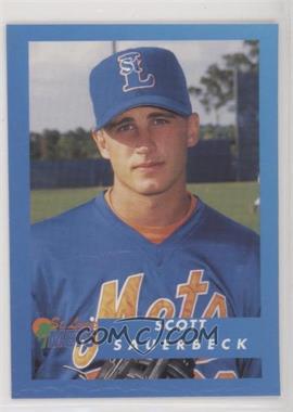 1995 Publix Super Market St. Lucie Mets - [Base] - Blank Back #29 - Scott Sauerbeck [Poor to Fair]