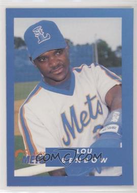 1995 Publix Super Market St. Lucie Mets - [Base] - Blank Back #7 - Lou Benbow