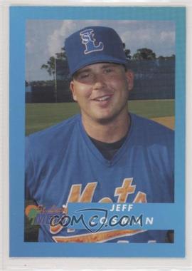 1995 Publix Super Market St. Lucie Mets - [Base] - Blank Back #9 - Jeff Cosman