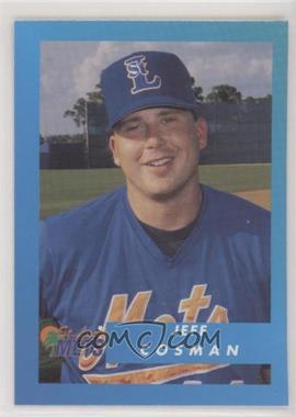 1995 Publix Super Market St. Lucie Mets - [Base] - Blank Back #9 - Jeff Cosman