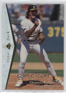 1995 SP - [Base] - Silver #187 - Dennis Eckersley