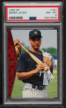 1995 SP - [Base] #181 - Derek Jeter [PSA 8 NM‑MT]