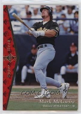 1995 SP - [Base] #185 - Mark McGwire [EX to NM]