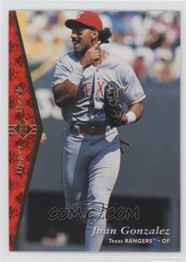 1995 SP - [Base] #195 - Juan Gonzalez