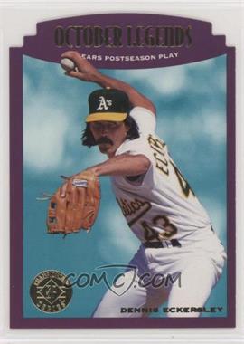 1995 SP Championship Series - [Base] - Die-Cut #104 - Dennis Eckersley