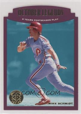 1995 SP Championship Series - [Base] - Die-Cut #112 - Mike Schmidt