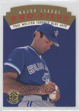 1995 SP Championship Series - [Base] - Die-Cut #195 - Paul Molitor