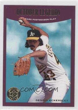 1995 SP Championship Series - [Base] #104 - Dennis Eckersley