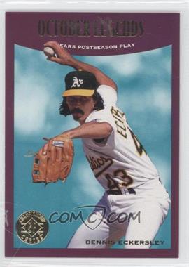 1995 SP Championship Series - [Base] #104 - Dennis Eckersley