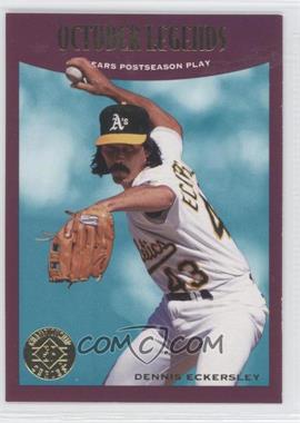 1995 SP Championship Series - [Base] #104 - Dennis Eckersley