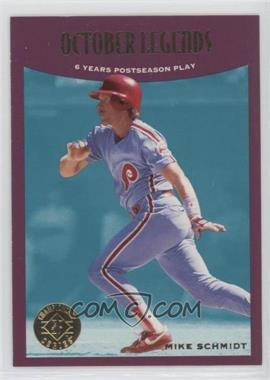 1995 SP Championship Series - [Base] #112 - Mike Schmidt