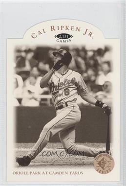 1995 SP Championship Series - Cal Ripken Jr. 2131 #CR1 - Cal Ripken Jr. /2131