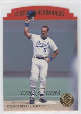 1995 SP Championship Series - Classic Performances - Die-Cut #CP5 - George Brett