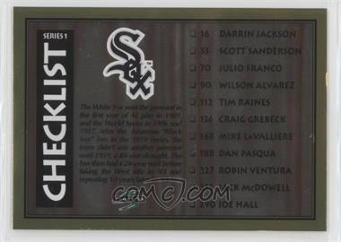 1995 Score - [Base] - Gold Rush #320 - Checklist (Colorado Rockies, Chicago White Sox)