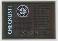 Checklist (Seattle Mariners, San Diego Padres)