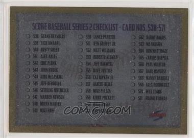 1995 Score - [Base] - Gold Rush #605 - Series 2 Checklist