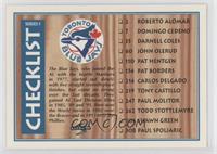 Checklist (Toronto Blue Jays, St. Louis Cardinals)