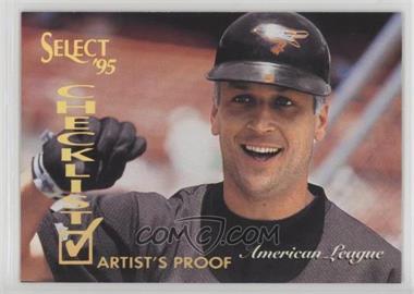 1995 Select - [Base] - Artist's Proof #245 - Cal Ripken Jr.
