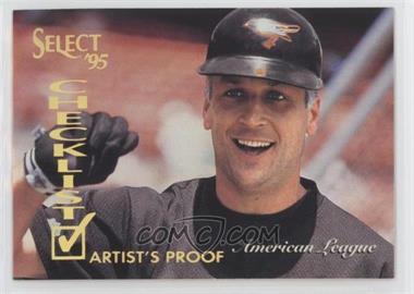 1995 Select - [Base] - Artist's Proof #245 - Cal Ripken Jr.