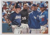 Checklist - Jeff Bagwell, Frank Thomas, Ken Griffey Jr., Mike Piazza [EX t…