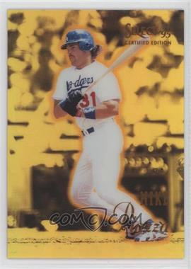 1995 Select Certified Edition - [Base] - Mirror Gold #39 - Mike Piazza
