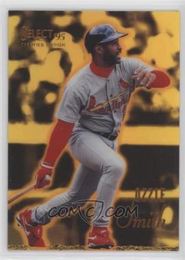 1995 Select Certified Edition - [Base] - Mirror Gold #55 - Ozzie Smith [EX to NM]